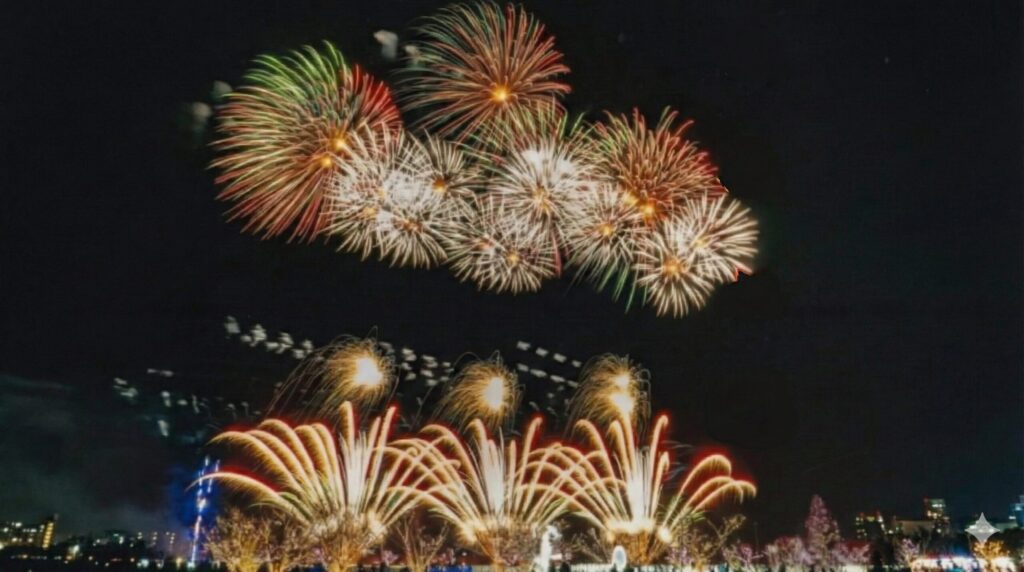 クリスマスに開催される花火イベントの詳細