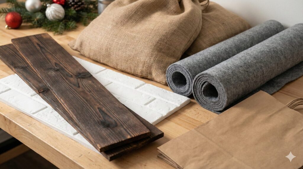 100均でクリスマスツリーの足隠しをDIYする人気素材