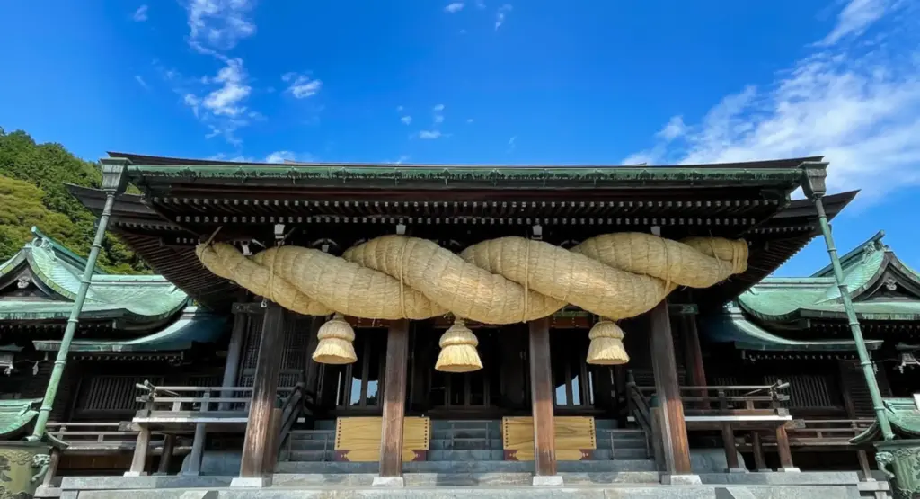 宮地嶽神社へは福間駅から徒歩が確実