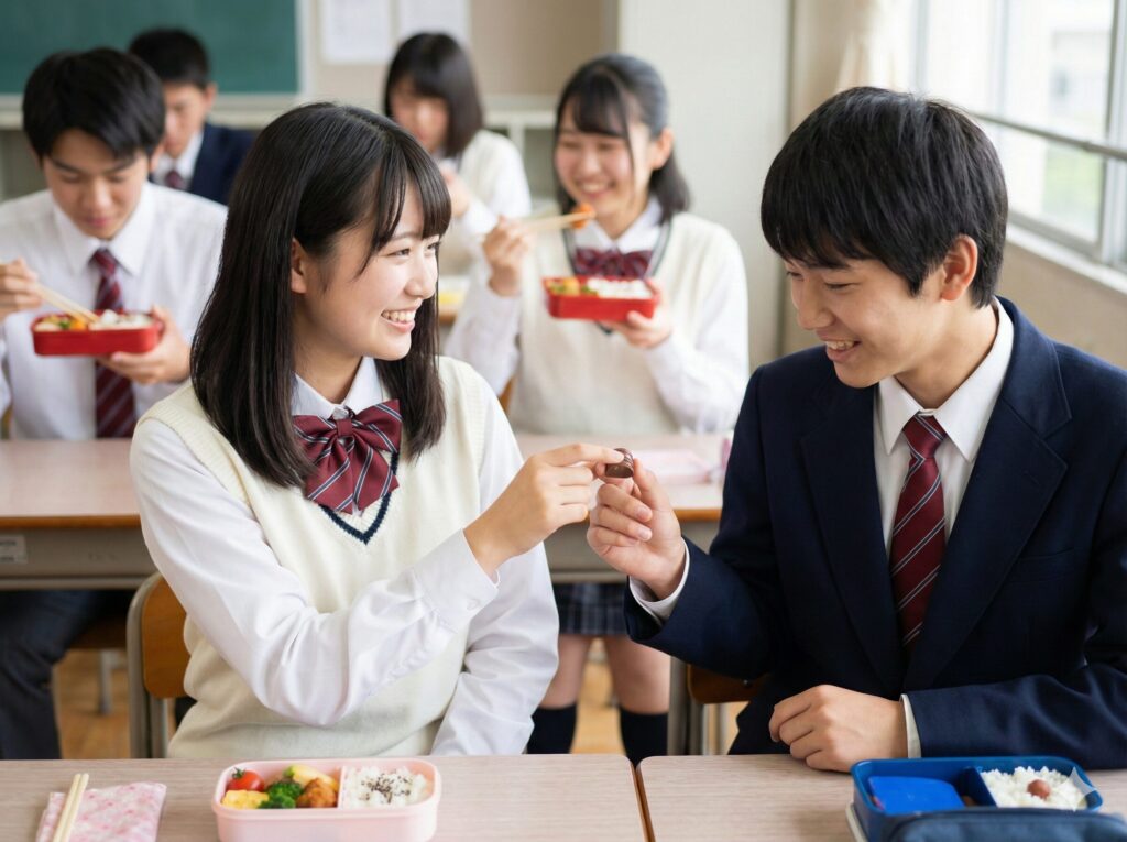 彼氏が喜ぶのは昼休みのタイミング