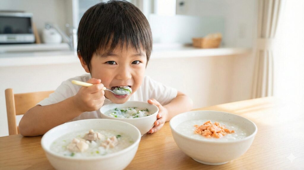 子供も喜ぶとり味やさけ味のラインナップ