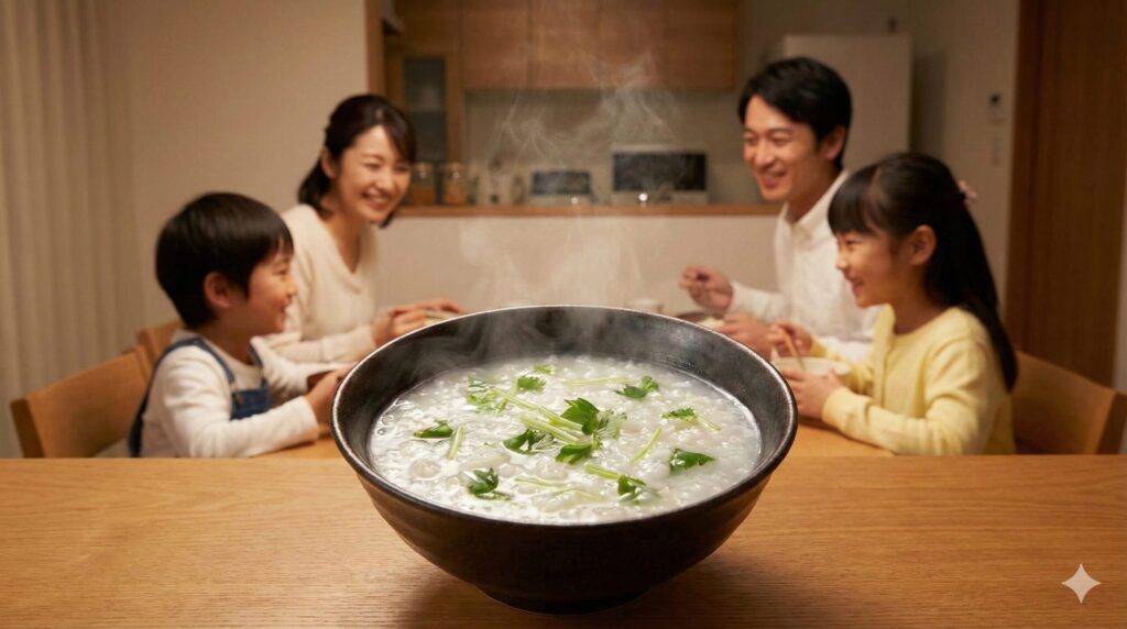 ヒガシマルちょっと雑炊で七草粥が絶品に