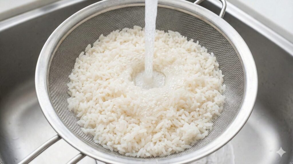 ご飯を洗うひと手間で食感が変わる理由