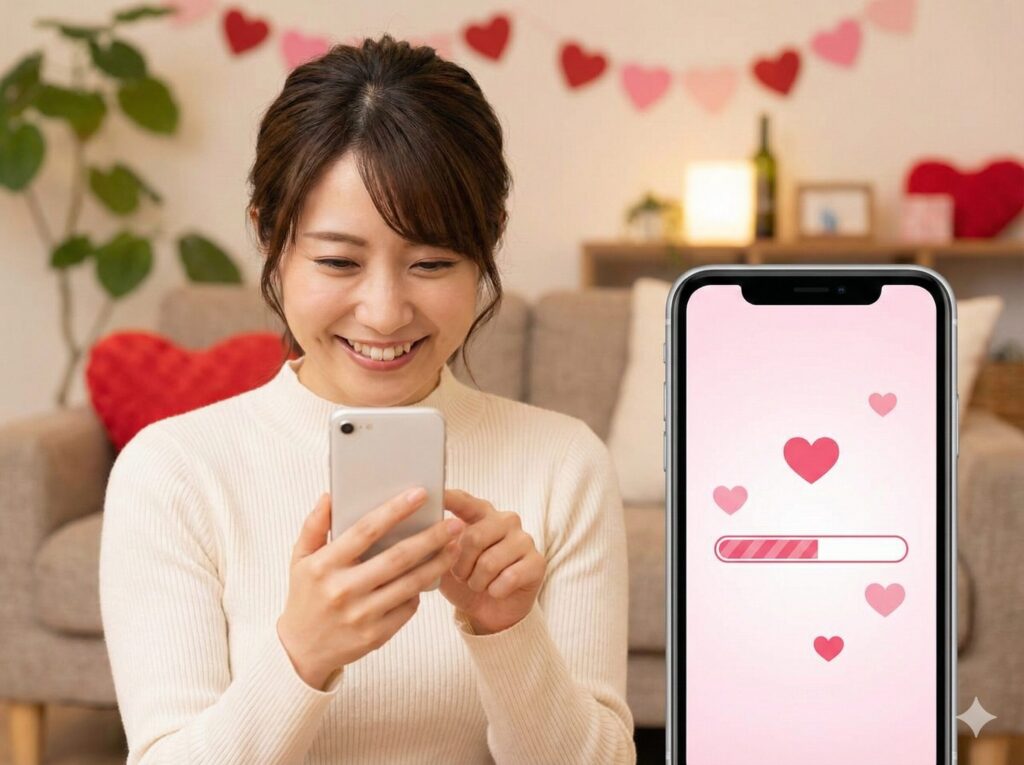 カウントダウンアプリで当日を待つ