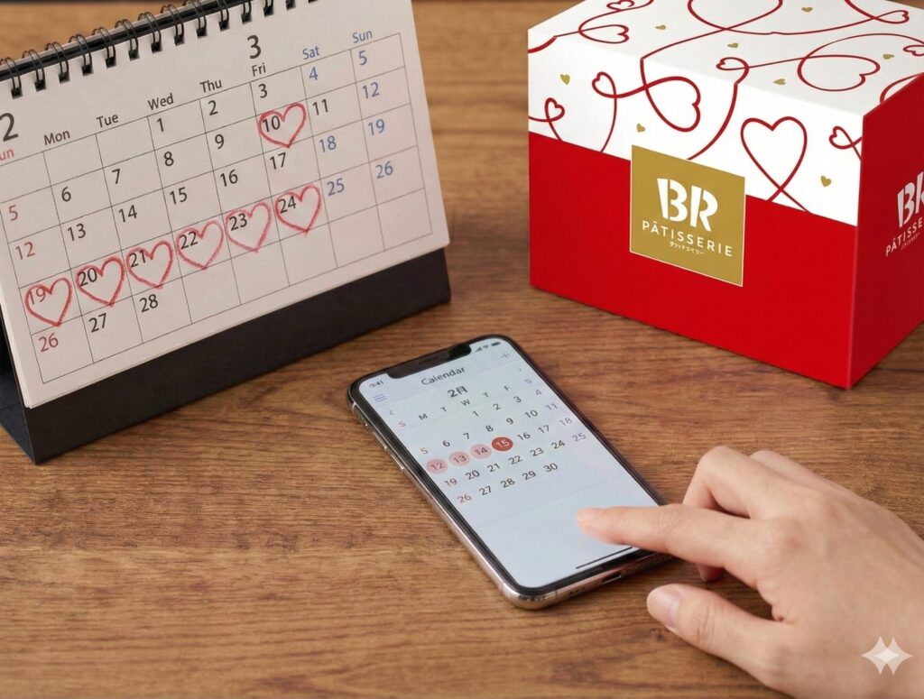 ハート柄BOXはいつから?販売期間と予約方法