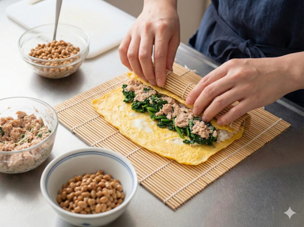 ツナや納豆を使った簡単な作り方
