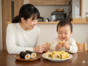 10ヶ月の離乳食で楽しむ恵方巻き！海苔の代用や人気レシピを紹介