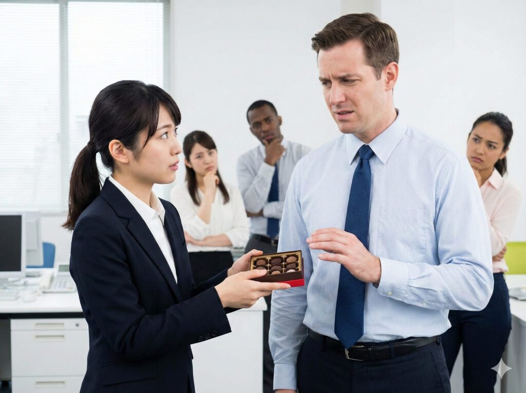 義理チョコはアメリカになく勘違いの原因