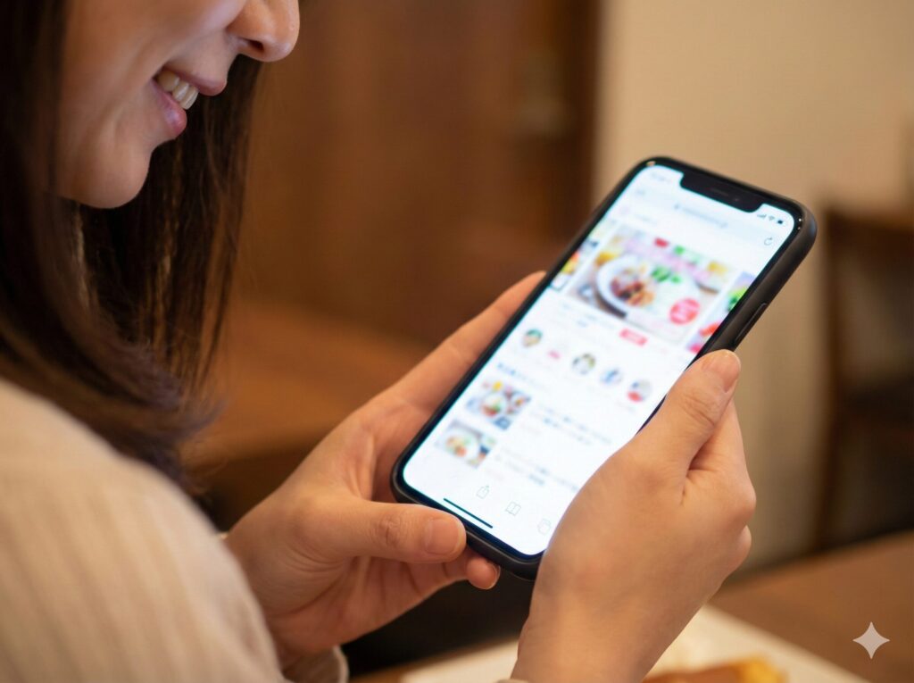 デジタルチラシで確認するお得情報