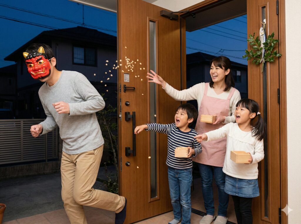 鬼を払う豆まきの正しい作法