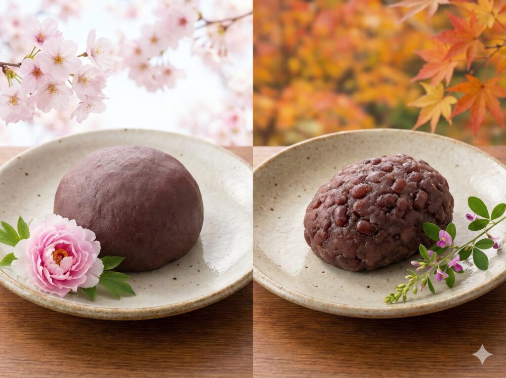 ぼたもちとおはぎの使い分け