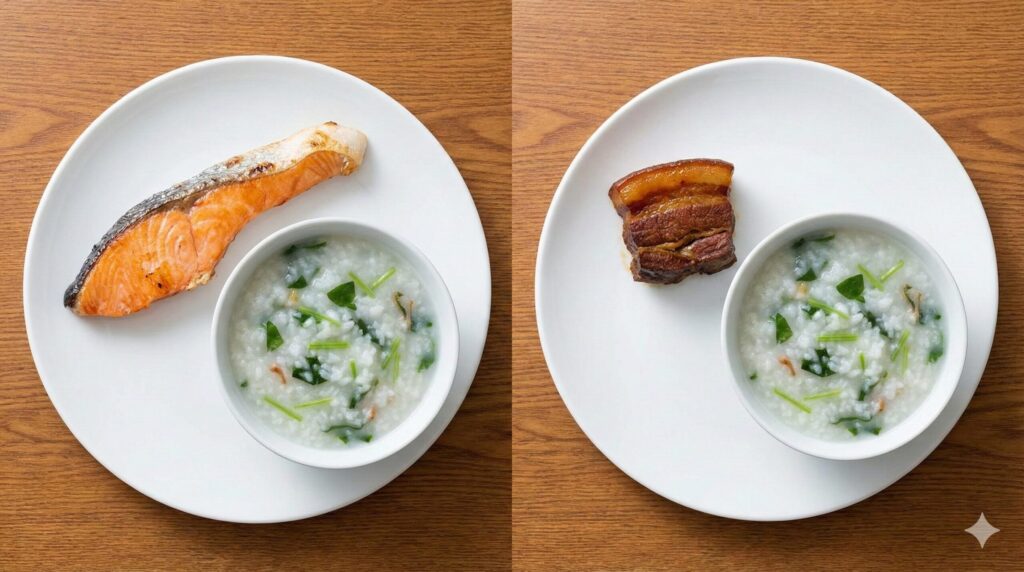 七草粥の献立に合うメインのおかずは魚か肉か