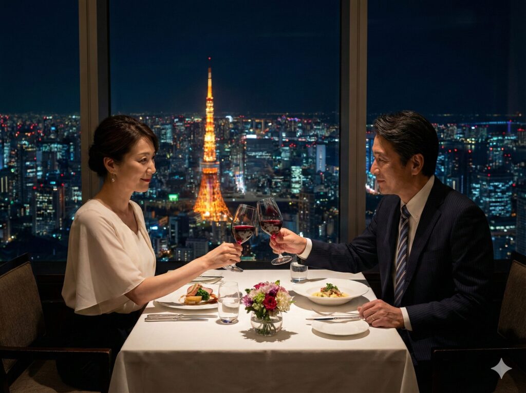 社会人におすすめの東京の夜景ディナーやデート場所