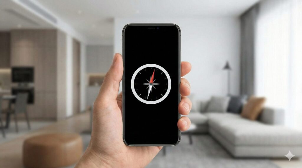 方角の決め方とアプリ活用術