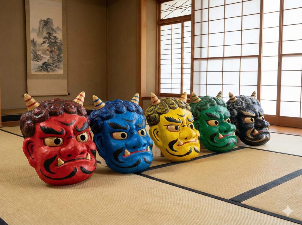 節分行事での鬼の色が持つ役割