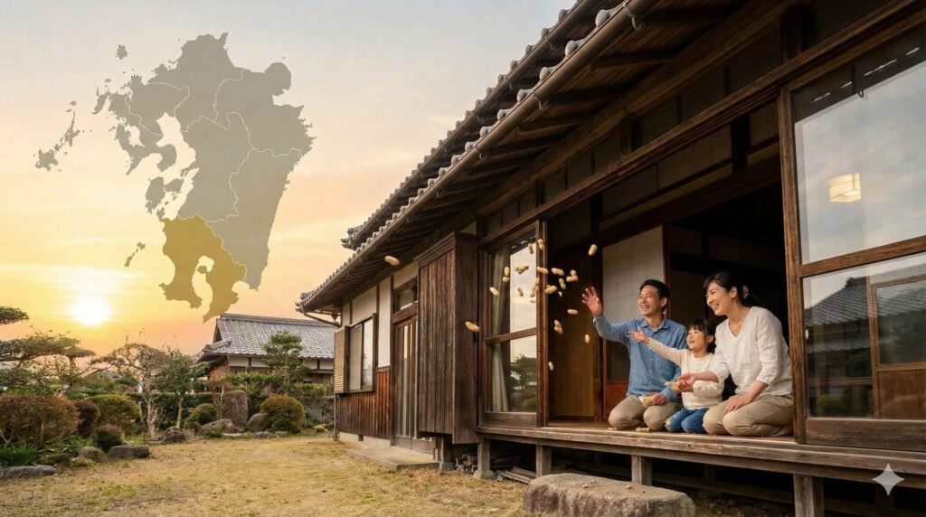 九州の豆まきで落花生を使う理由と分布