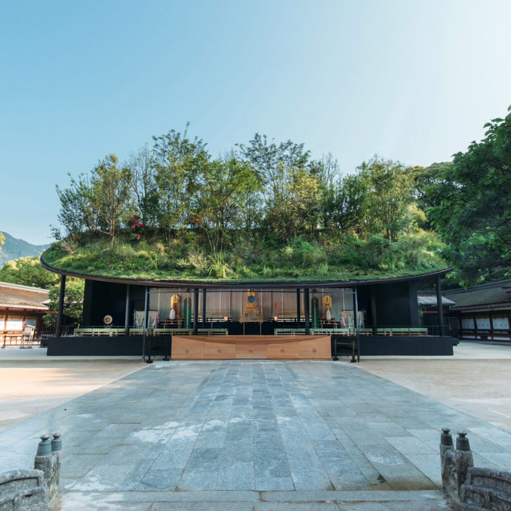 124年ぶりの仮殿で行われる特別な節分祭