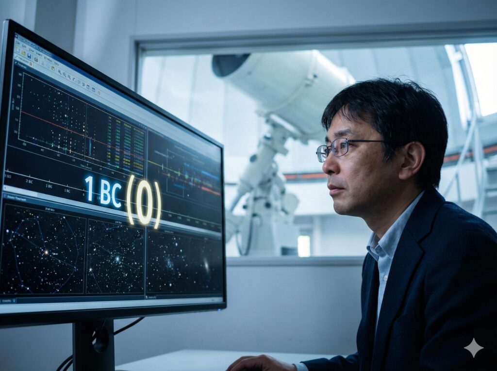 紀元前1年を0年とみなす天文学的計算