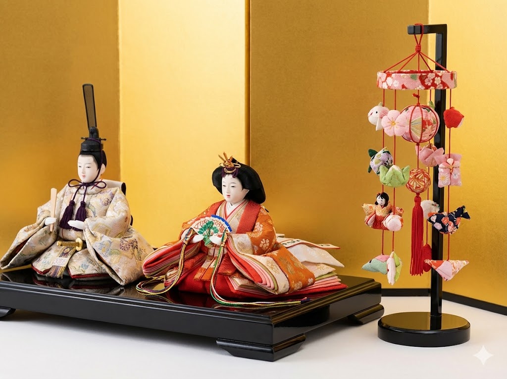 雛飾りの横に並べるバランスと配置のコツ