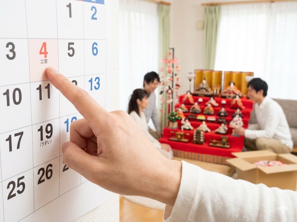 飾り始める時期は立春や雨水の日が最適