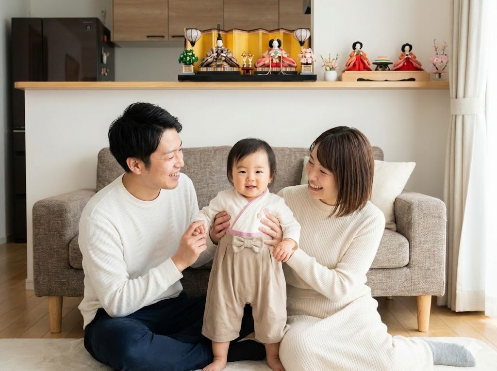 1歳のひな祭りには何をする?時期や衣装と安全対策
