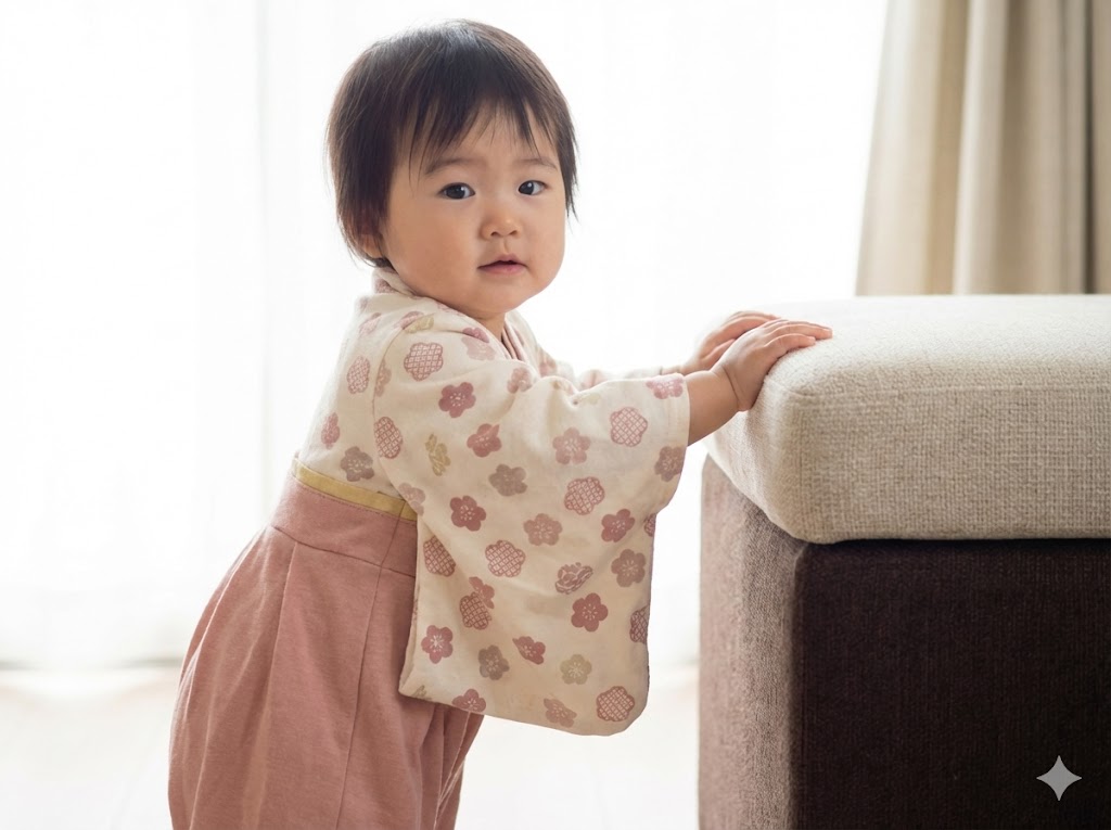 衣装は袴ロンパースが人気!お着替えも楽々