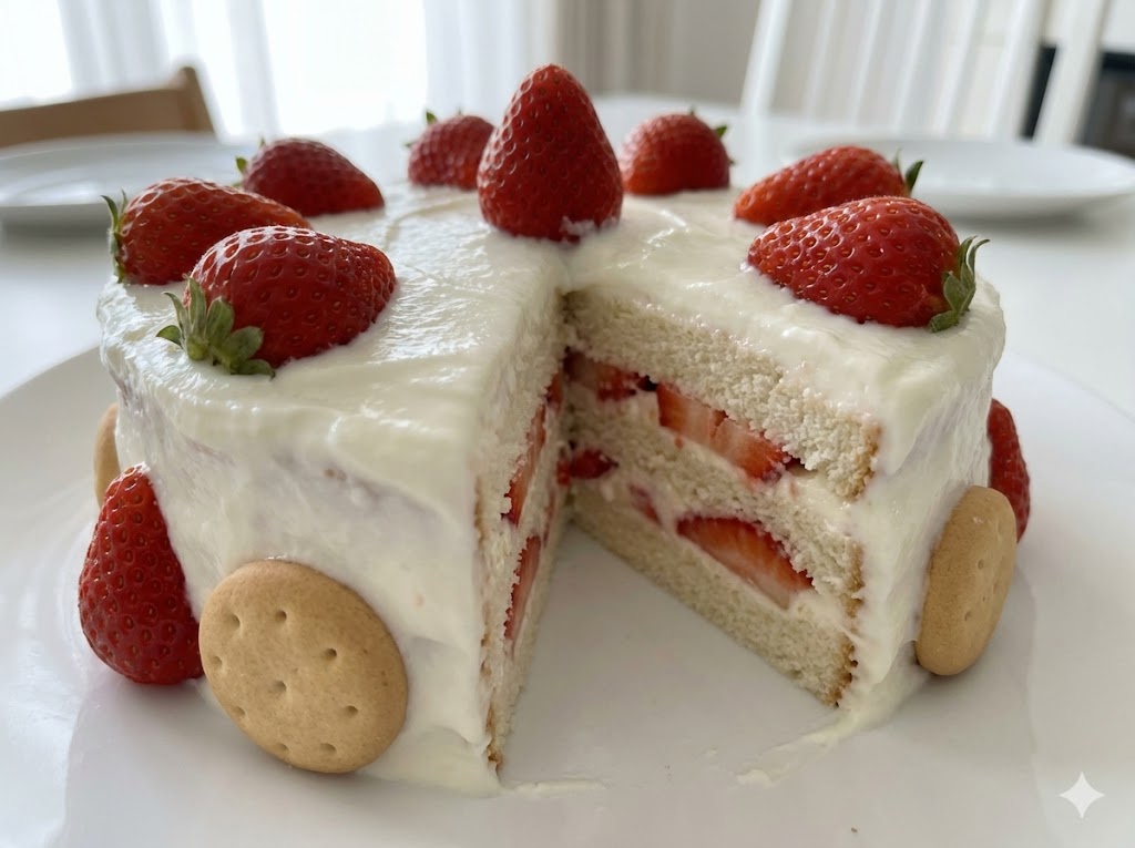 水切りヨーグルトで安心!1歳からのケーキレシピ