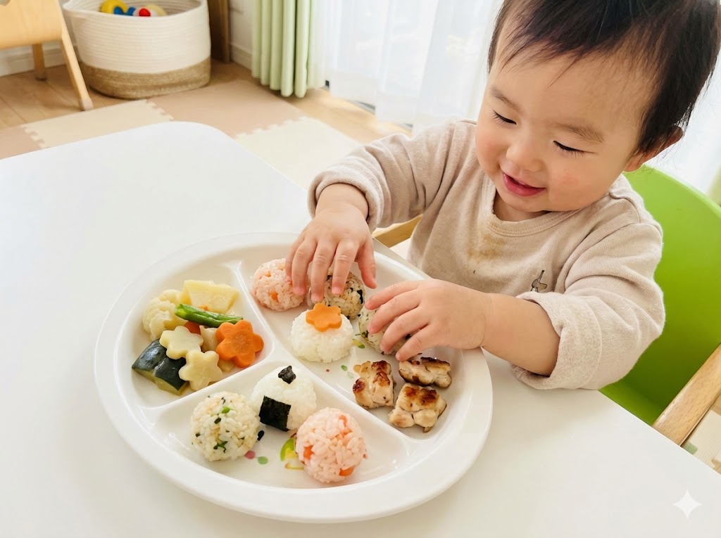 離乳食プレートで華やかに!完食できるメニュー