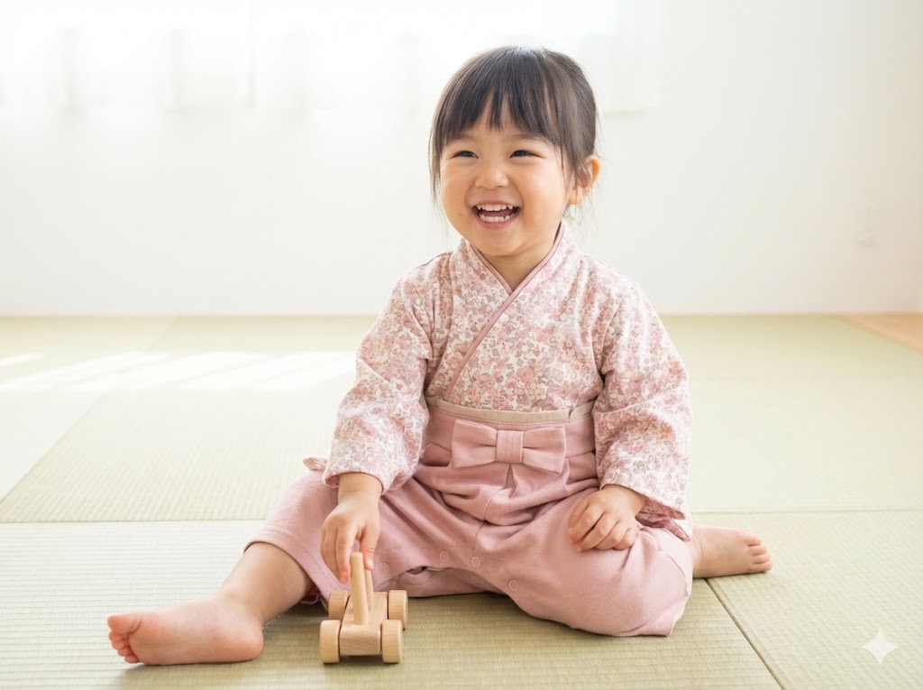 着脱が簡単な人気の袴ロンパース