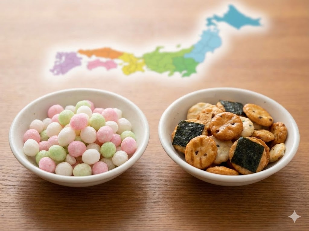 ひなあられの色と地域による違い